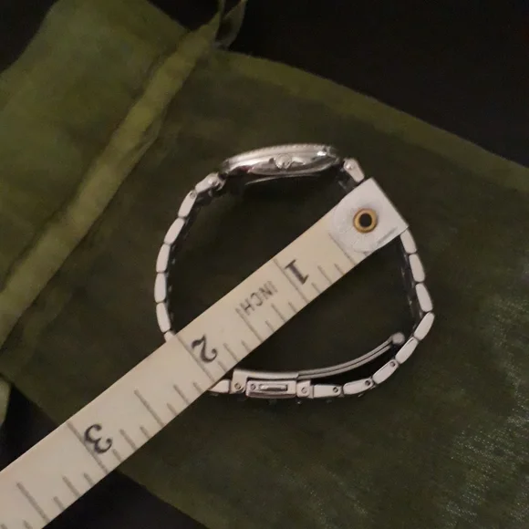 FOSSIL Silver Tone Watch With CZ - Picture 6 of 7